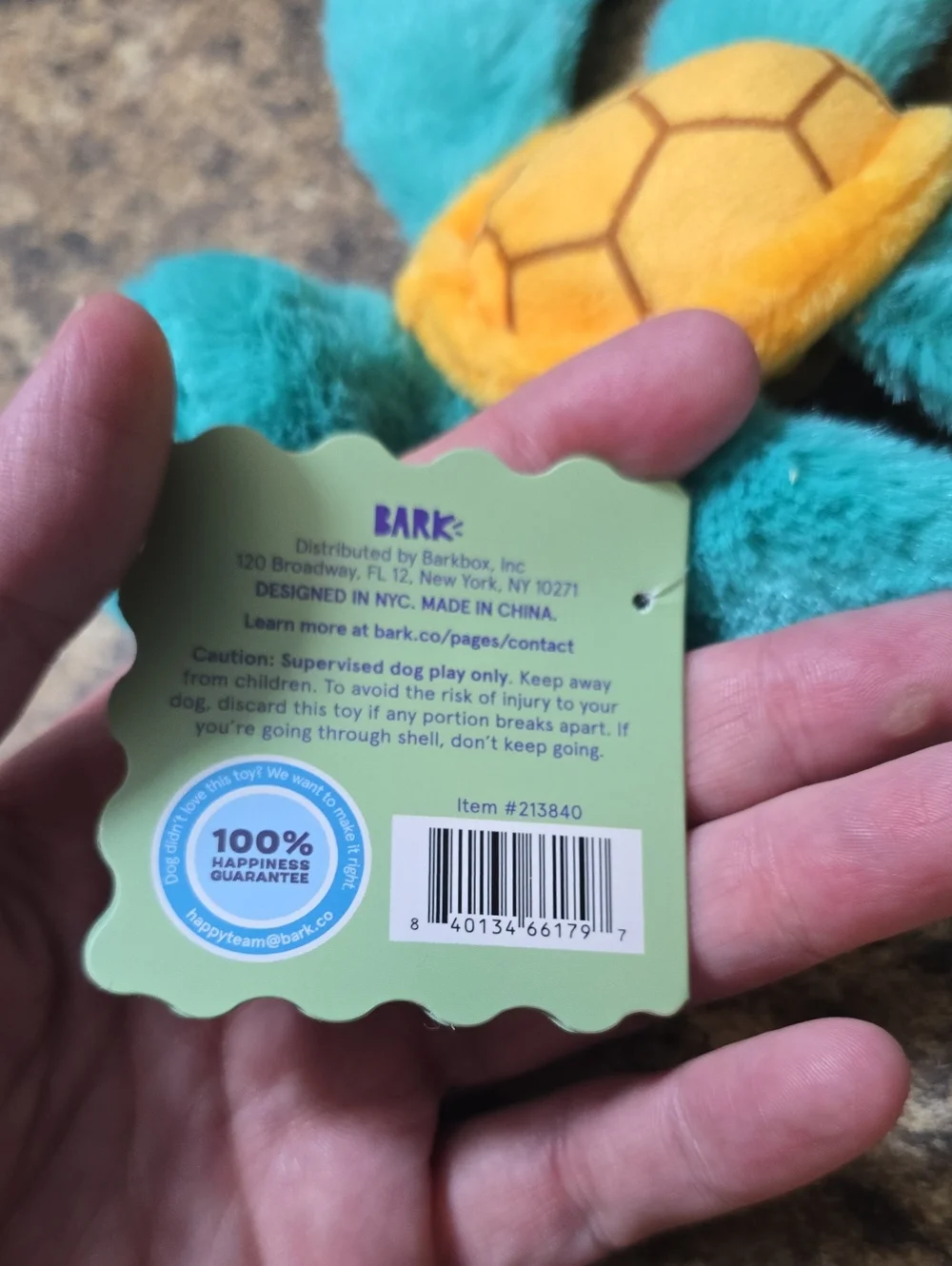 Bark soft plush